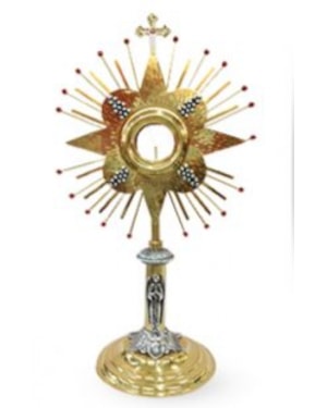 OSTENSÓRIO CLÁSSICO 60CM DE ALTURA