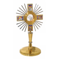 OSTENSÓRIO EVANGELISTAS 47CM DE ALTURA DOURADO