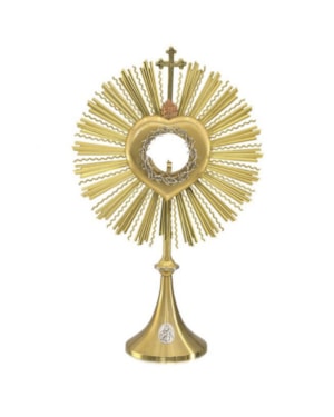 OSTENSÓRIO SAGRADO CORAÇÃO JESUS 59CM DE ALTURA