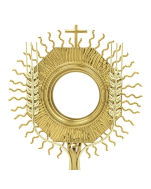 OSTENSÓRIO TRIGO 26CM ALTURA