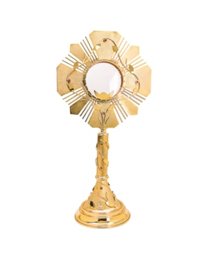 OSTENSÓRIO TRIGO 67CM DE ALTURA DOURADO