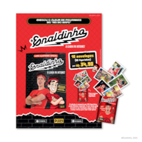 PACK COM 50 FIGURINHAS DO ÁLBUM DO ENALDINHO: A LENDA DA INTERNET