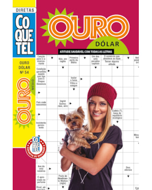 PALAVRAS-CRUZADAS DIRETAS COQUETEL OURO DÓLAR 54: NÍVEL MÉDIO
