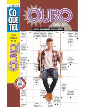 Palavras-cruzadas diretas coquetel ouro dólar 58: nível médio