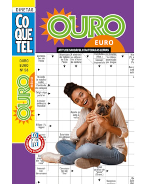 Palavras-cruzadas diretas coquetel ouro euro 58: nível médio