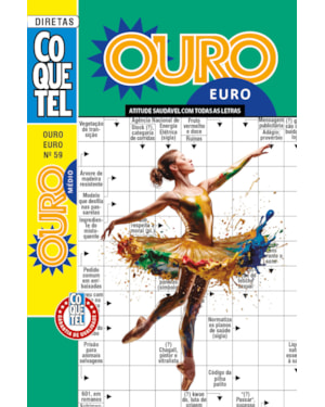 Palavras-cruzadas diretas coquetel ouro euro 59: nível médio