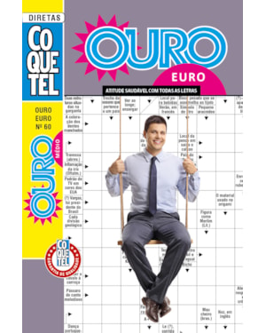 Palavras-cruzadas diretas coquetel ouro euro 60: nível médio