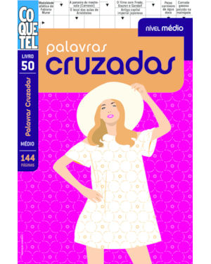 PALAVRAS CRUZADAS - NÍVEL MÉDIO - LIVRO 50