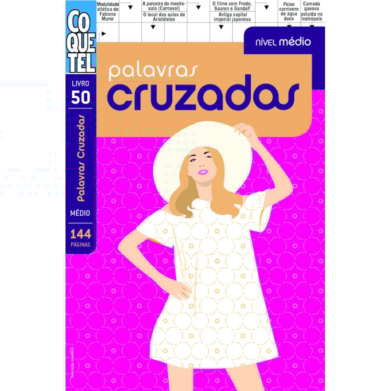 PALAVRAS CRUZADAS - NÍVEL MÉDIO - LIVRO 50