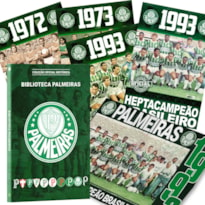 PALMEIRAS COLEÇÃO OFICIAL HISTÓRICA - 12 PÔSTERES + BOX PERSONALIZADO