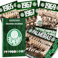 PALMEIRAS COLEÇÃO OFICIAL HISTÓRICA - 8 PÔSTERES + BOX PERSONALIZADO