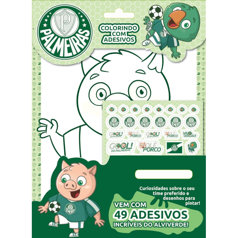 PALMEIRAS - COLORINDO COM ADESIVOS