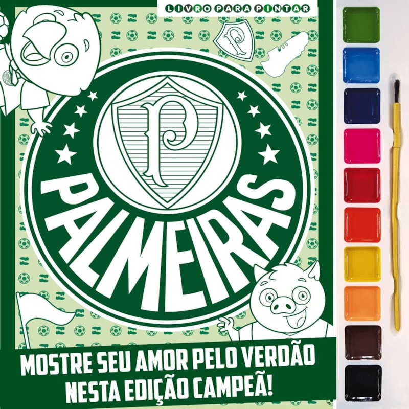 PALMEIRAS LIVRO PARA PINTAR COM AQUARELA