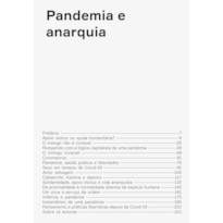 PANDEMIA E ANARQUIA