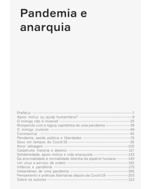 PANDEMIA E ANARQUIA