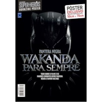 PANTERA NEGRA: WAKANDA PARA SEMPRE - ARTE B - SUPERPÔSTER MUNDO DOS SUPER-HERÓIS