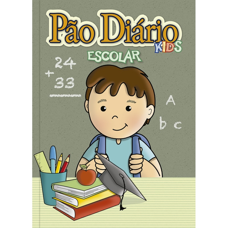 Pão diário kids escolar - quadro negro