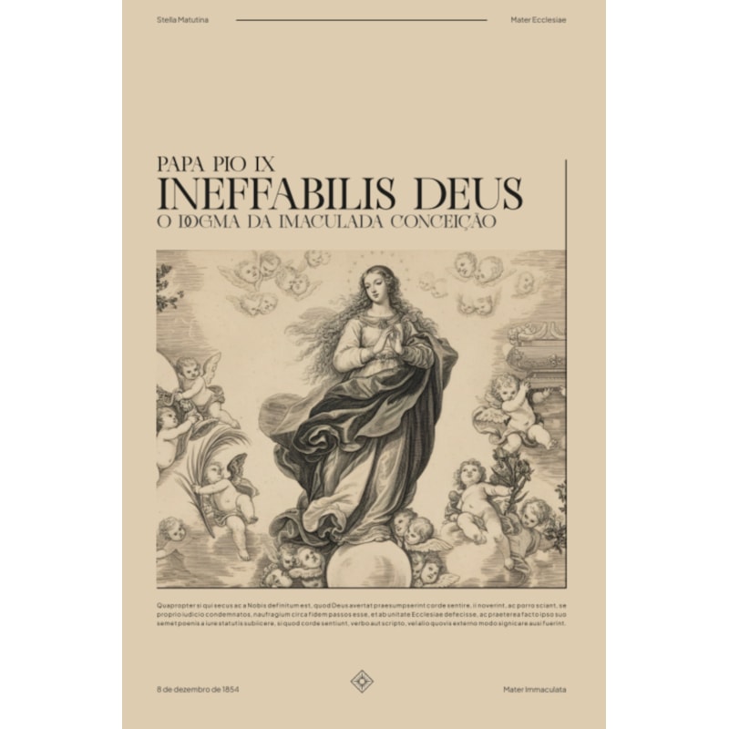 PAPA PIO IX: INEFFABILIS DEUS