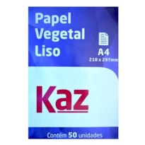 PAPEL VEGETAL LISO A4 - 50 FLS