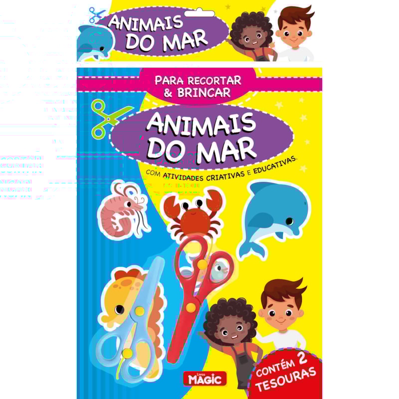 PARA CRIAR E BRINCAR COM OS ANIMAIS DO MAR