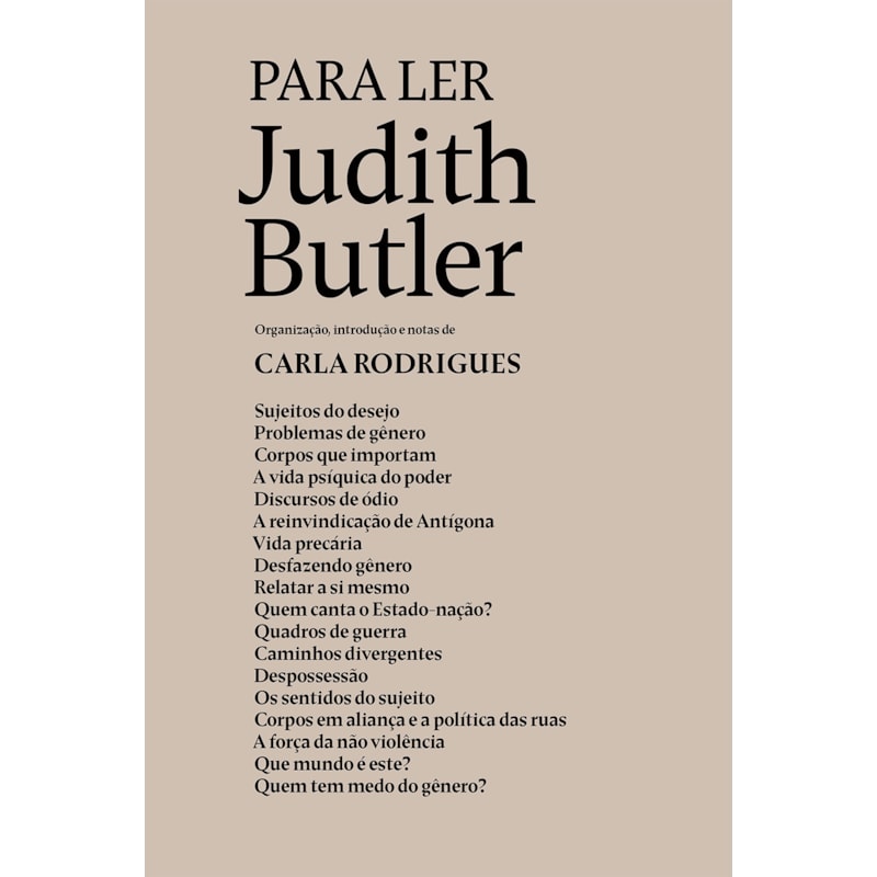 Para ler Judith Butler