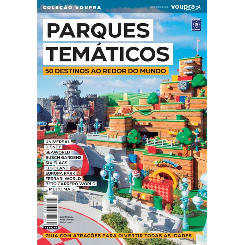 PARQUES TEMÁTICOS - 50 DESTINOS AO REDOR DO MUNDO