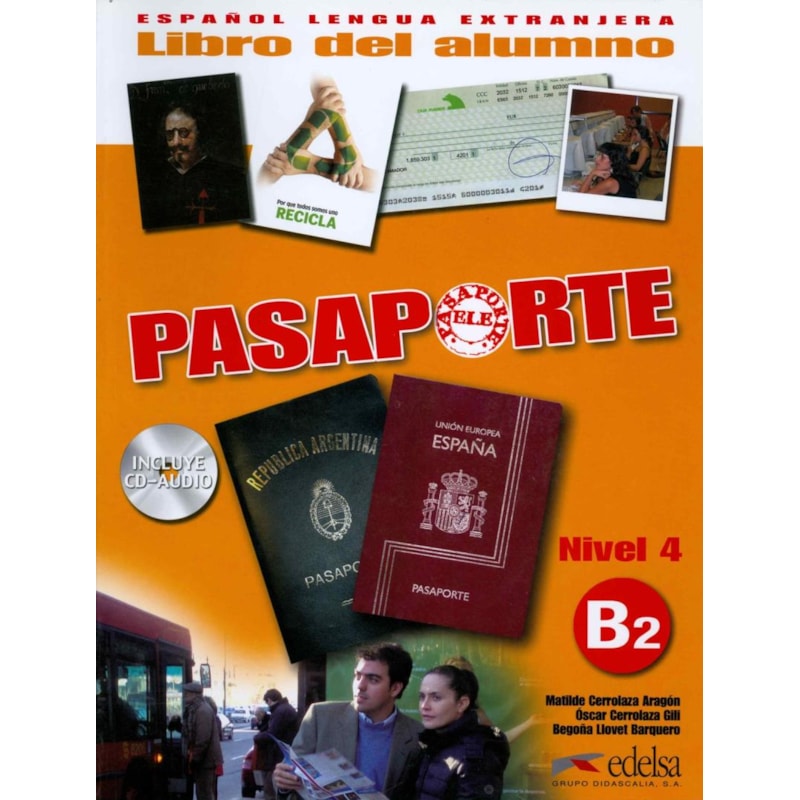 PASAPORTE 4 - LIBRO DEL ALUMNO B2 + CD-AUDIO