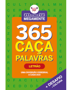 PASSATEMPO MEGAMENTE 365 CAÇA-PALAVRAS - LETRÃO