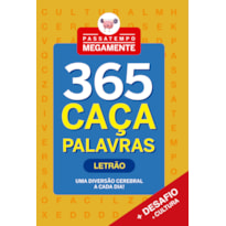 PASSATEMPO MEGAMENTE 365 CAÇA-PALAVRAS - LETRÃO