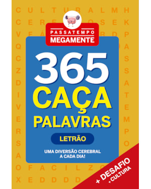 PASSATEMPO MEGAMENTE 365 CAÇA-PALAVRAS - LETRÃO