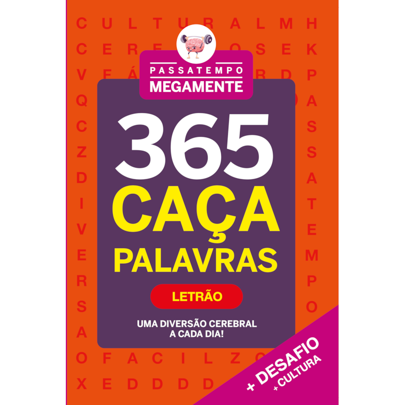 PASSATEMPO MEGAMENTE 365 CAÇA-PALAVRAS - LETRÃO