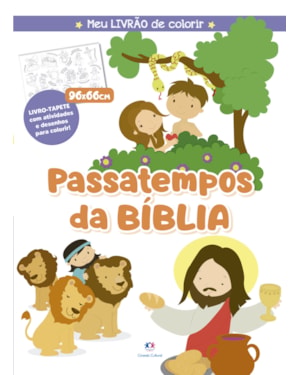 PASSATEMPOS DA BÍBLIA - MEU LIVRÃO DE COLORIR