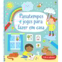 PASSATEMPOS E JOGOS PARA FAZER EM CASA
