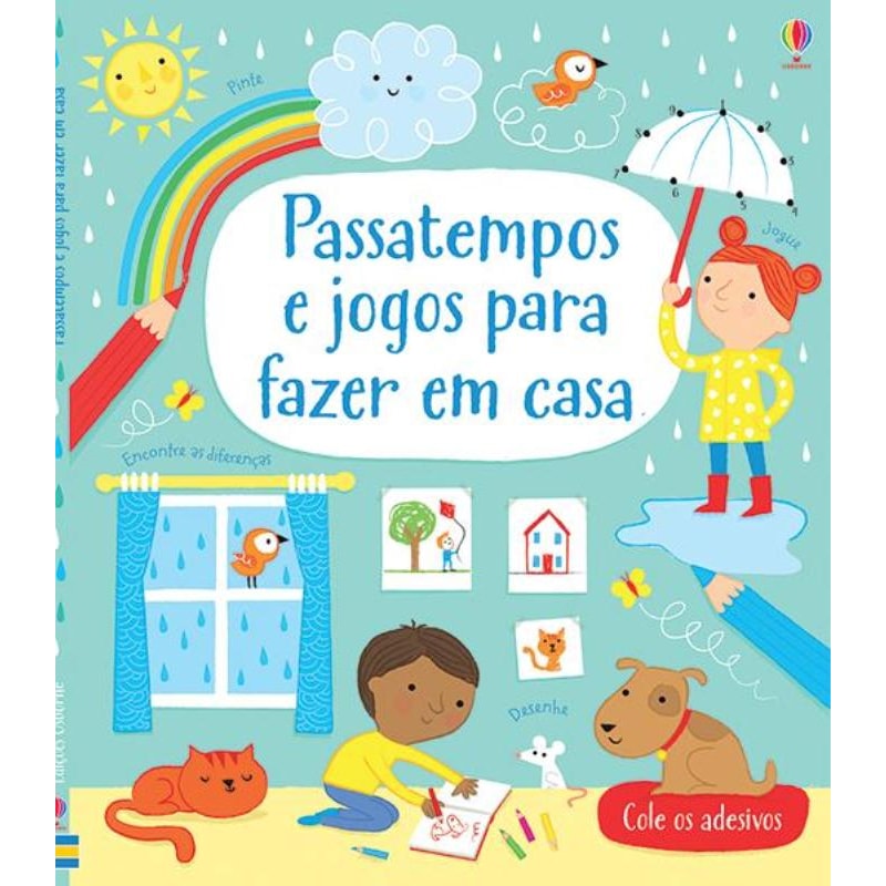 PASSATEMPOS E JOGOS PARA FAZER EM CASA