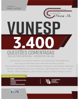 PASSE JÁ - VUNESP - 3.400 QUESTÕES