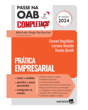 PASSE NA OAB 2ª FASE COMPLETAÇO®: PRÁTICA EMPRESARIAL - 8ª EDIÇÃO 2024