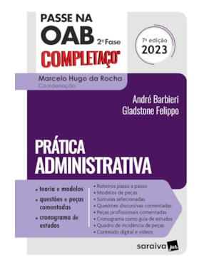 PASSE NA OAB 2ª FASE - FGV - PRÁTICA ADMINSTRATIVO - 7ª EDIÇÃO 2023