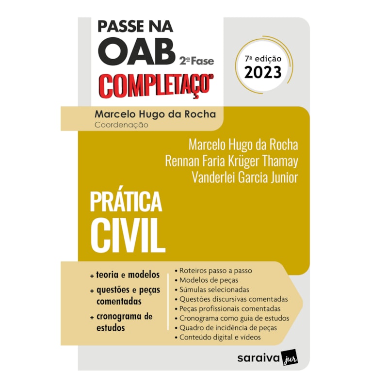 PASSE NA OAB 2ª FASE - FGV - PRÁTICA CIVIL - 7ª EDIÇÃO 2023