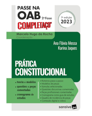 PASSE NA OAB 2ª FASE - FGV - PRÁTICA CONSTITUCIONAL - 7ª EDIÇÃO 2023