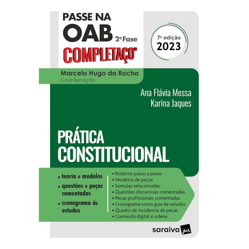 PASSE NA OAB 2ª FASE - FGV - PRÁTICA CONSTITUCIONAL - 7ª EDIÇÃO 2023