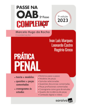PASSE NA OAB 2ª FASE - FGV - PRÁTICA PENAL - 7ª EDIÇÃO 2023