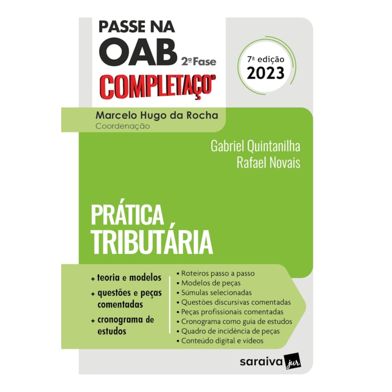 PASSE NA OAB 2ª FASE - FGV - PRÁTICA TRIBUTÁRIA - 7ª EDIÇÃO 2023