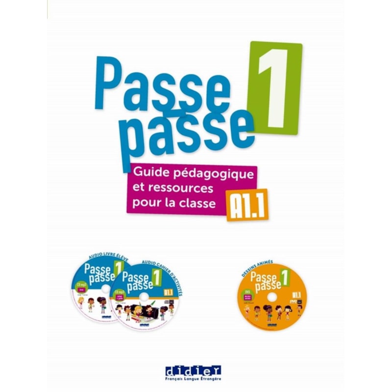 PASSE - PASSE 1 - GUIDE PEDAGOGIQUE + 2 CD MP3 + DVD