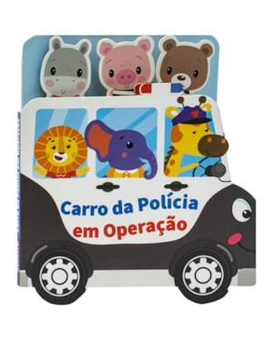 Passeando pela Cidade: Carro da Polícia em Operação