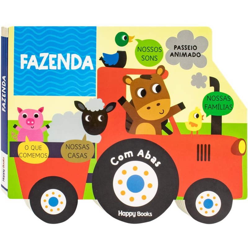 PASSEIO ANIMADO - UM LIVRO COM ABAS: FAZENDA