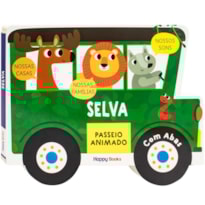 PASSEIO ANIMADO - UM LIVRO COM ABAS: SELVA