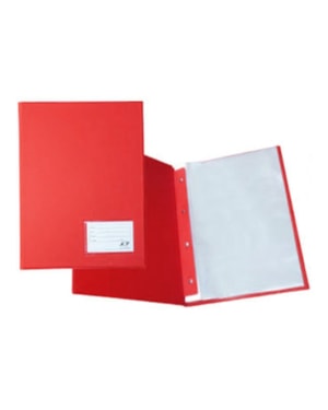 PASTA CATÁLOGO ACP 20 ENVELOPES VERMELHA