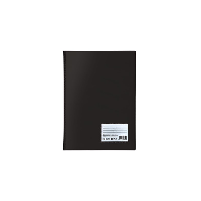 PASTA CATÁLOGO DAC PRETA 10 ENVELOPES