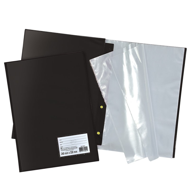 PASTA CATÁLOGO KAZ 100 ENVELOPES PRETA