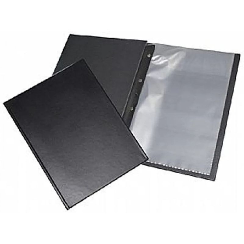 PASTA CATALOGO KAZ 20 ENVELOPES PRETA